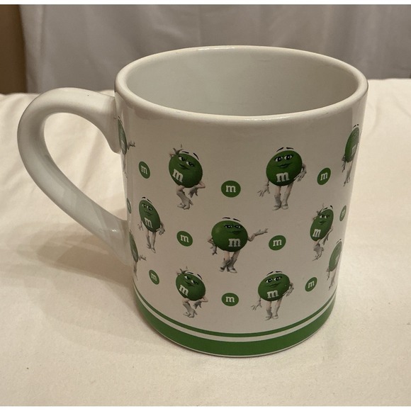 Mars Candy Green M&M Large Coffee Tea Cocoa Mug Cup 2018 Official Licensed
